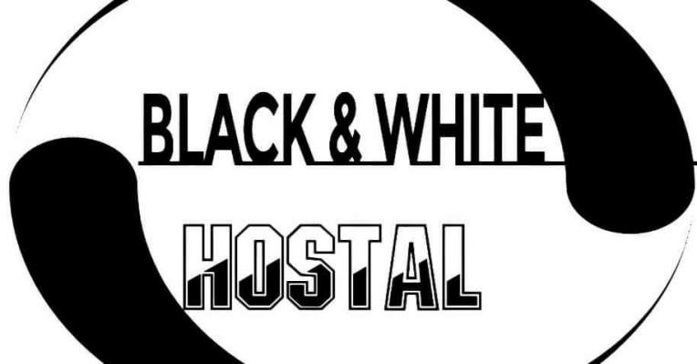 hostal_black_white_logo